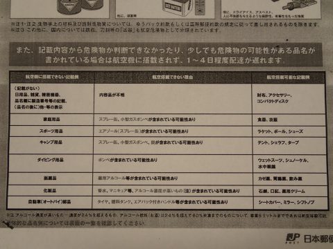 郵便・接客窓口文書(下部拡大)